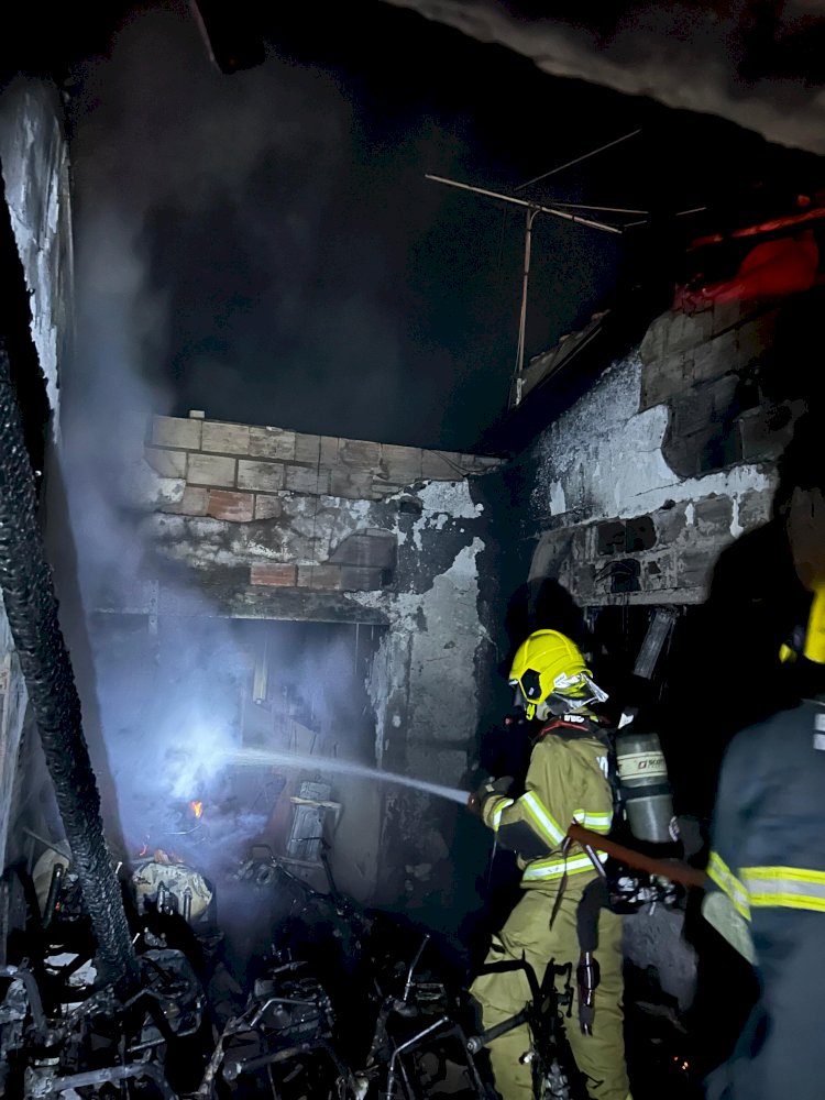 Bombeiros Combatem Incêndio em Residência e Salvam Cachorro em Ituiutaba